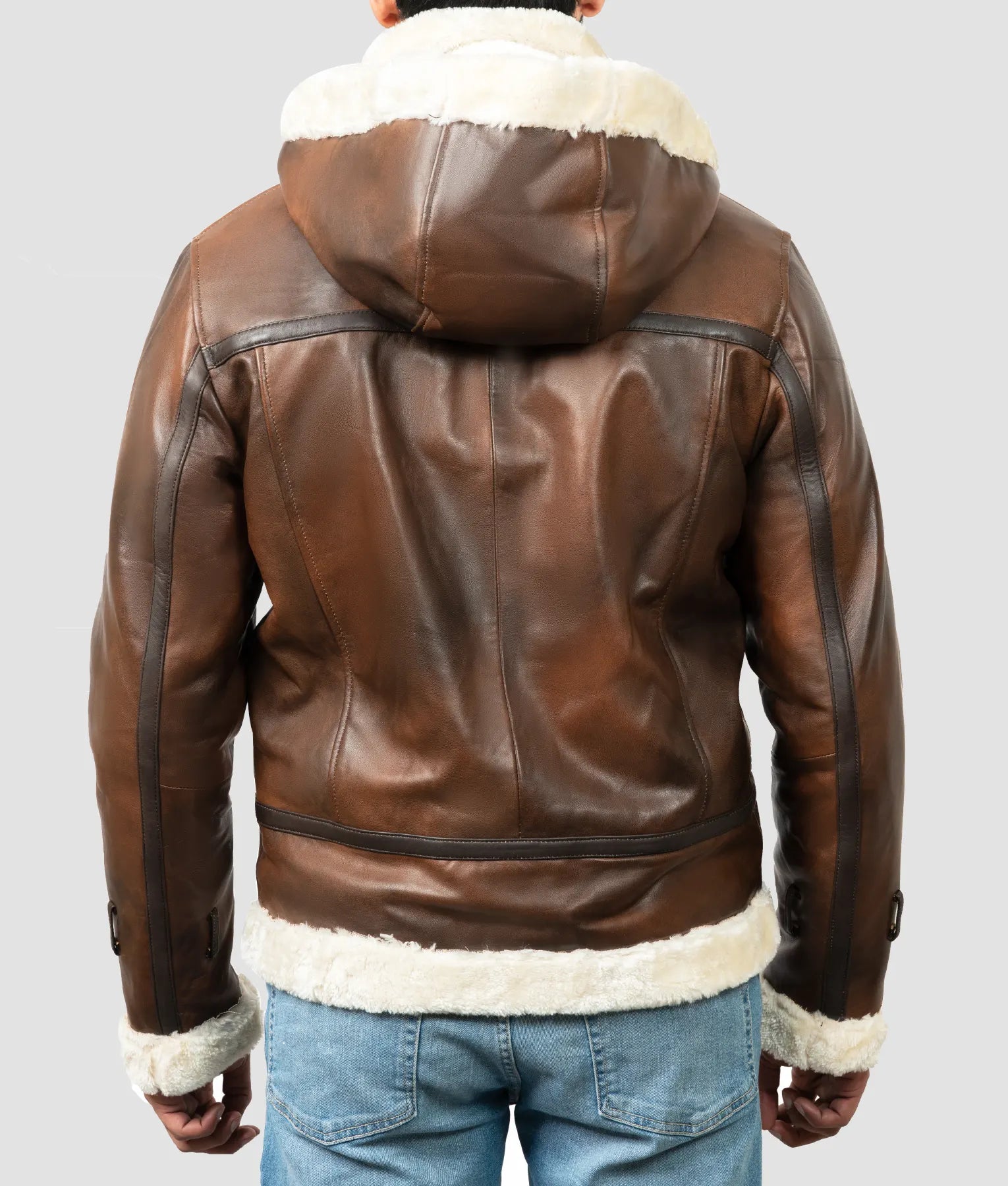 Andrew Mens Hilton B-3 Aviator Bomber Jacket | Mens Hilton B-3 Aviator Bomber Jacket-5