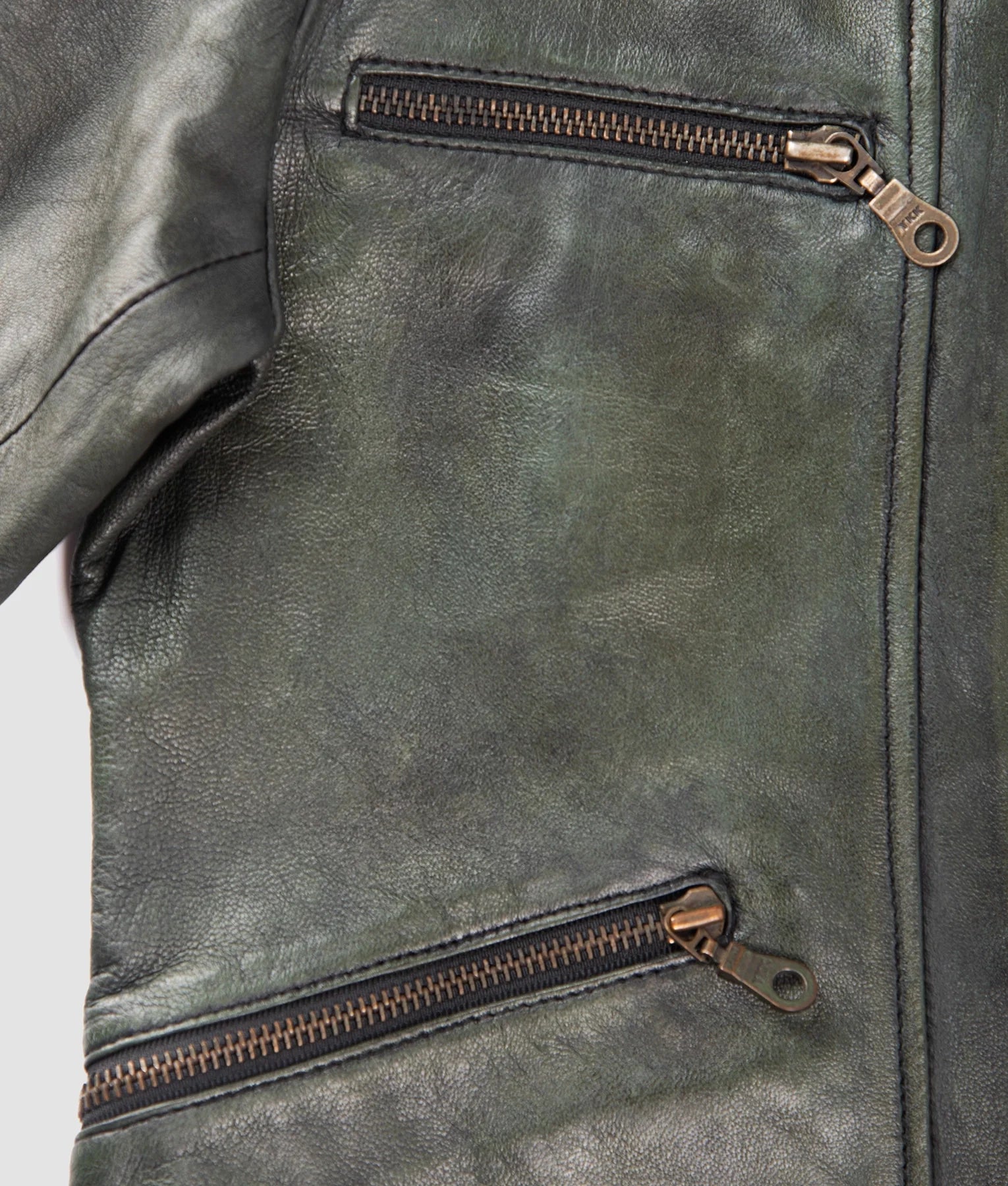 Brandy Womens Distressed Black Leather Biker Jacket | Womens Distressed Black Leather Biker Jacket-4