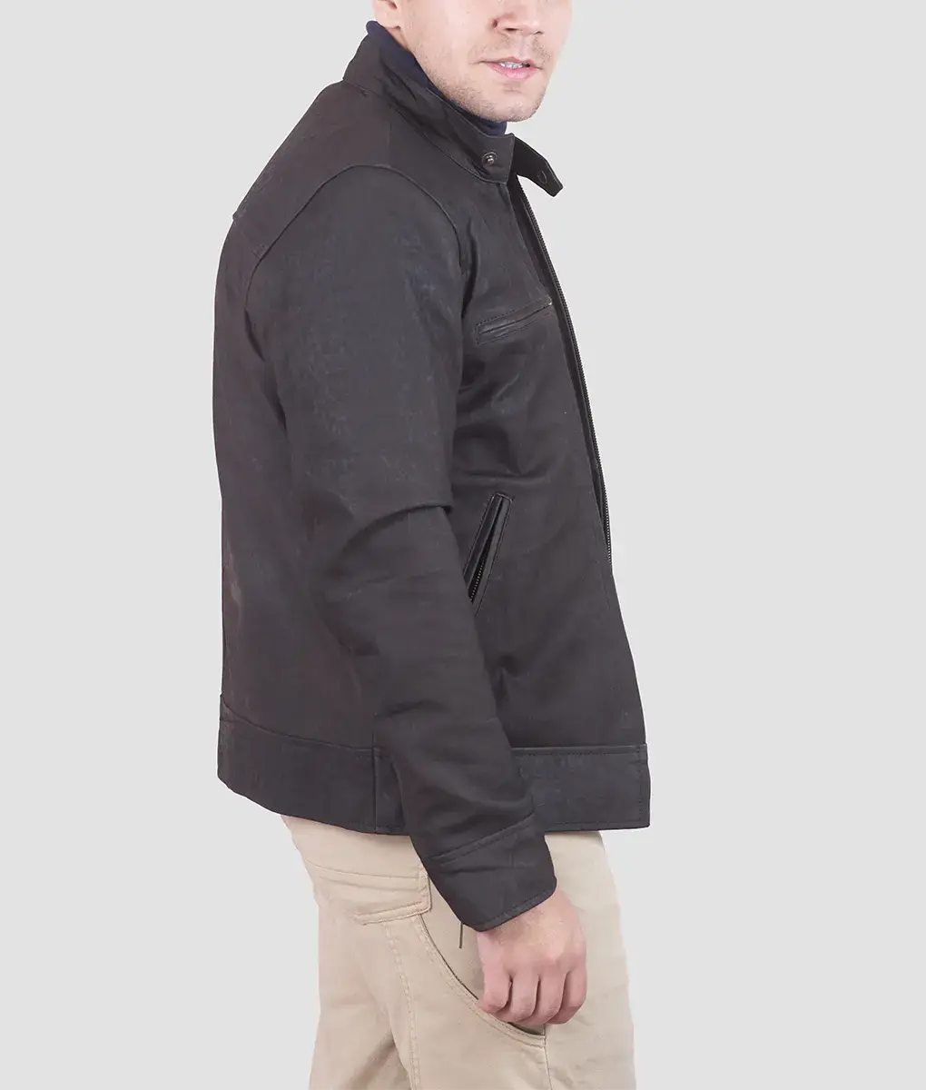 Brian Mens Brown Leather Jacket My Store