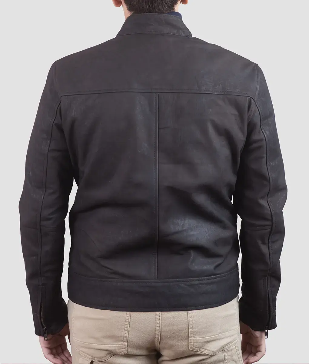 Brian Mens Brown Leather Jacket My Store