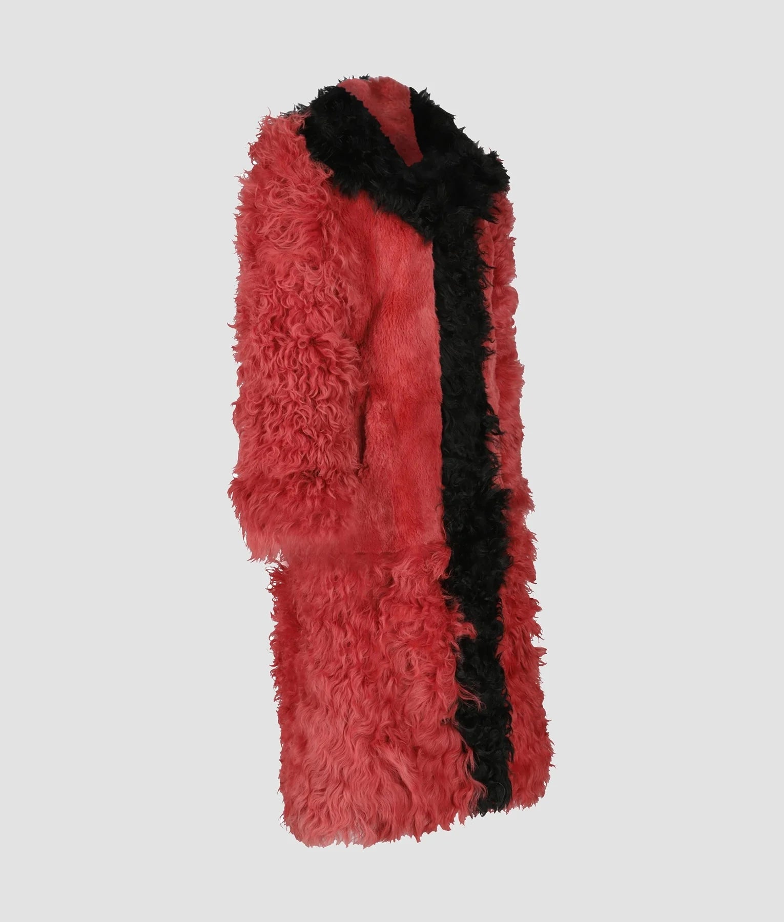 Emma Womens Faux Fur Red Coat My Store