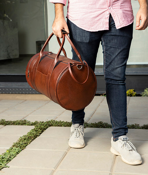 Travel Luggage Tour Brown Duffle Bag | Men's Duffle Bag-3