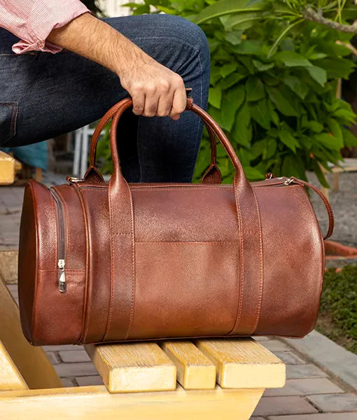 Travel Luggage Tour Brown Duffle Bag | Men's Duffle Bag-2
