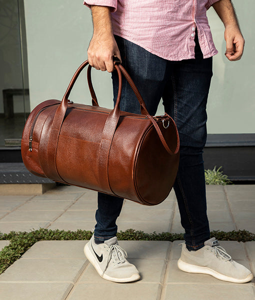 Travel Luggage Tour Brown Duffle Bag | Men's Duffle Bag-4