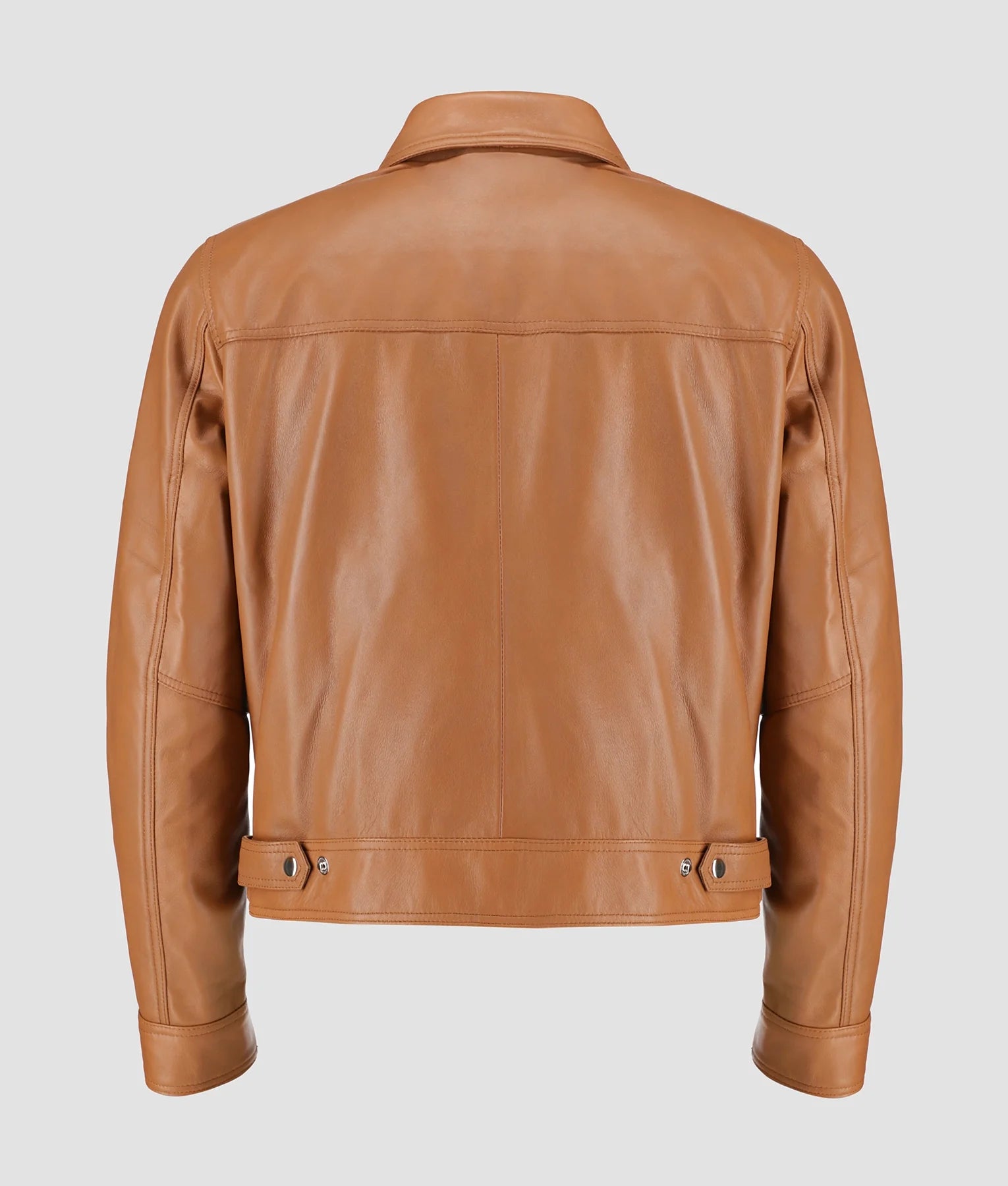 Zayden Mens Brown Leather Jacket | Mens Brown Leather Jacket-4
